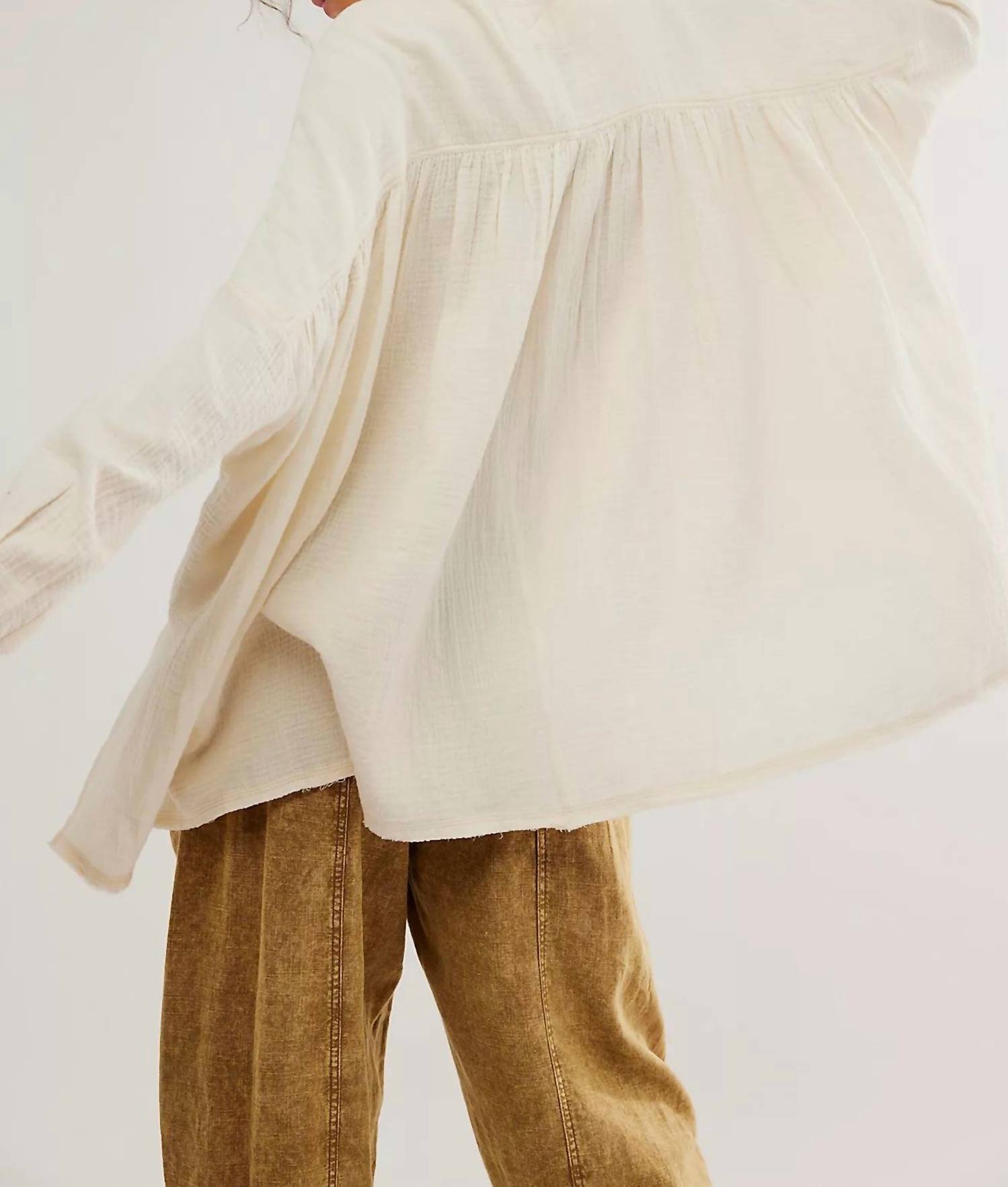Free People - Free People Cardiff Top - button - down - shirts - clothing - cotton