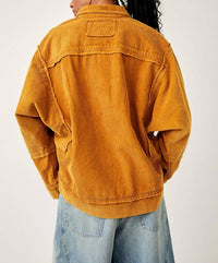 Free People - Full Moon Cord Top - button - down - shirts - clothing - cotton
