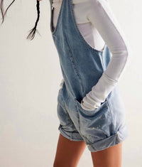 Free People - High Roller Denim Shortall