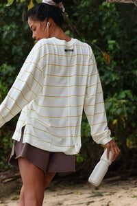 Free People - Hustle Striped Layer Long Sleeve Shirt