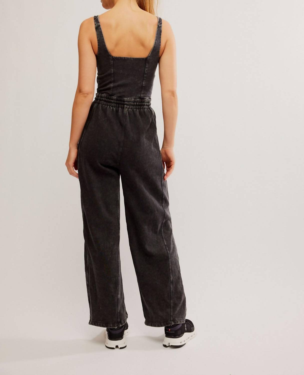 Free People - Inbound Onesie - black - clothing - cotton - blend