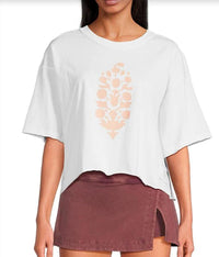 Free People - Inspire Logo Crewneck Tee