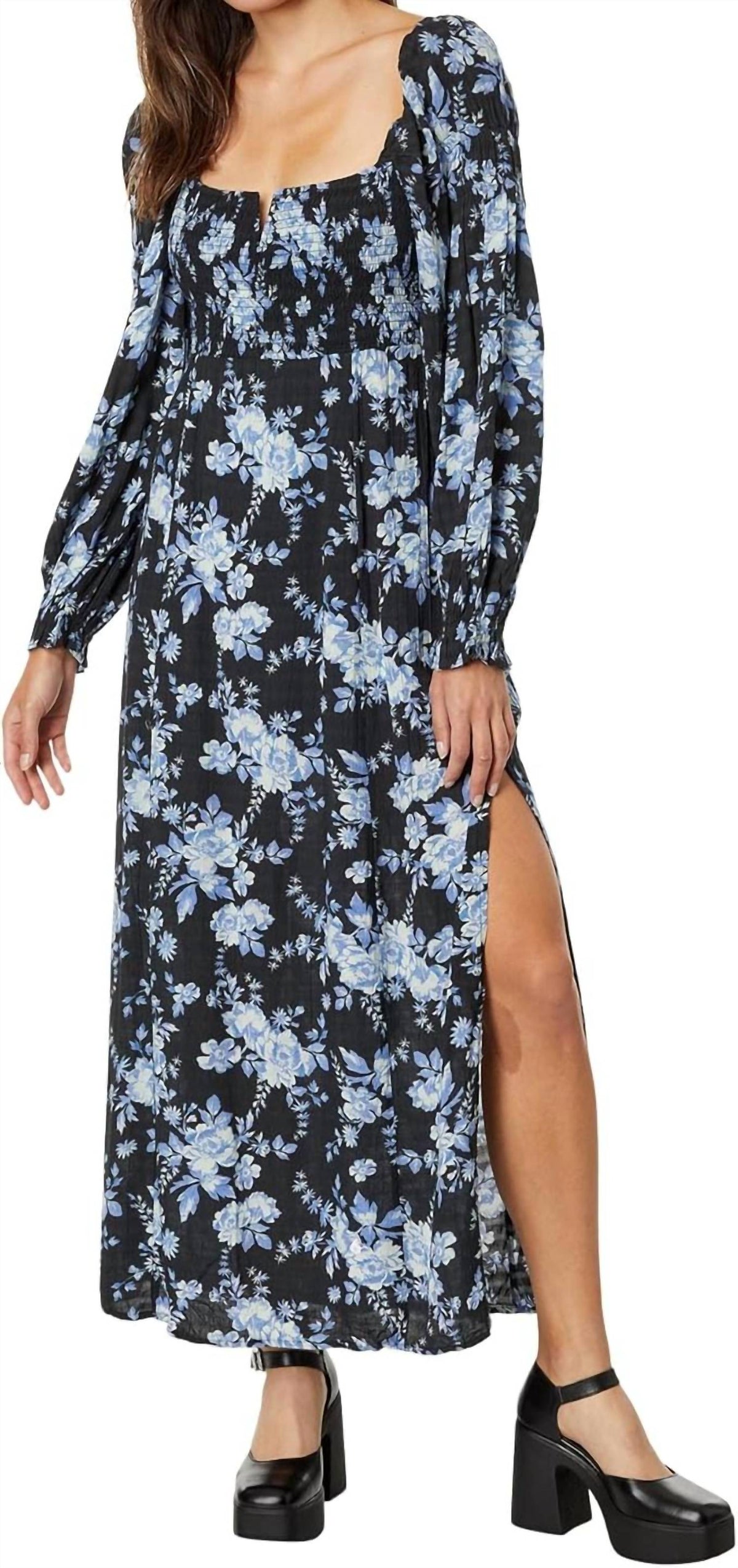 Free People - Jaymes Midi Peasant Dress