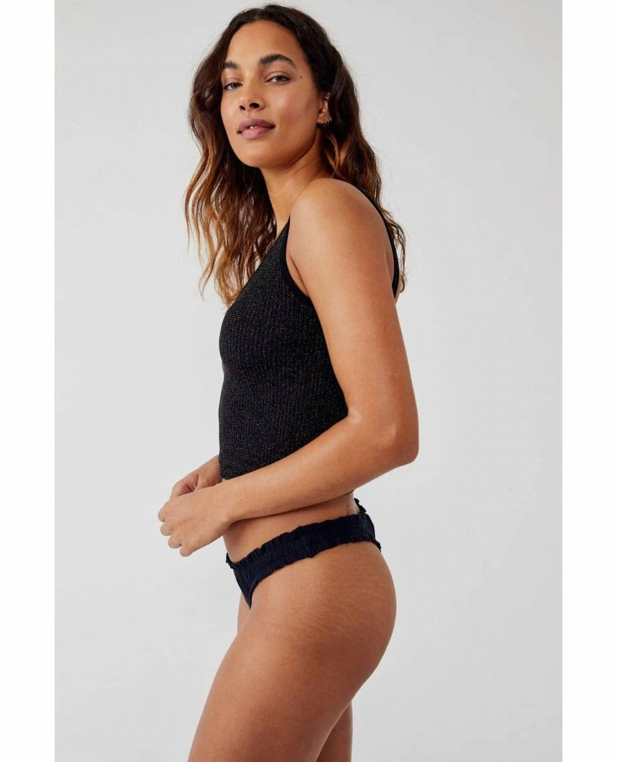 Free People - Lurex Solid Rib Brami Top