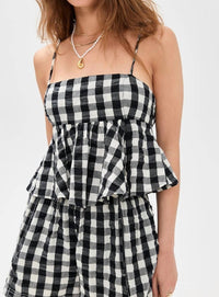 Free People - Mia Plaid Tank Top