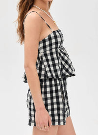 Free People - Mia Plaid Tank Top