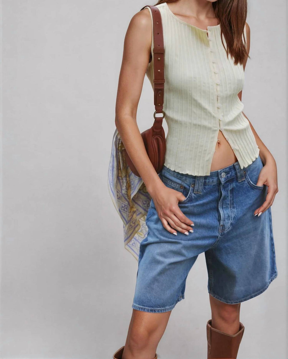 Free People - Montana Denim Shorts