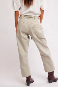 Free People - Moxie Jetty Pull - on Barrel Jeans - clothing - cotton - jeans