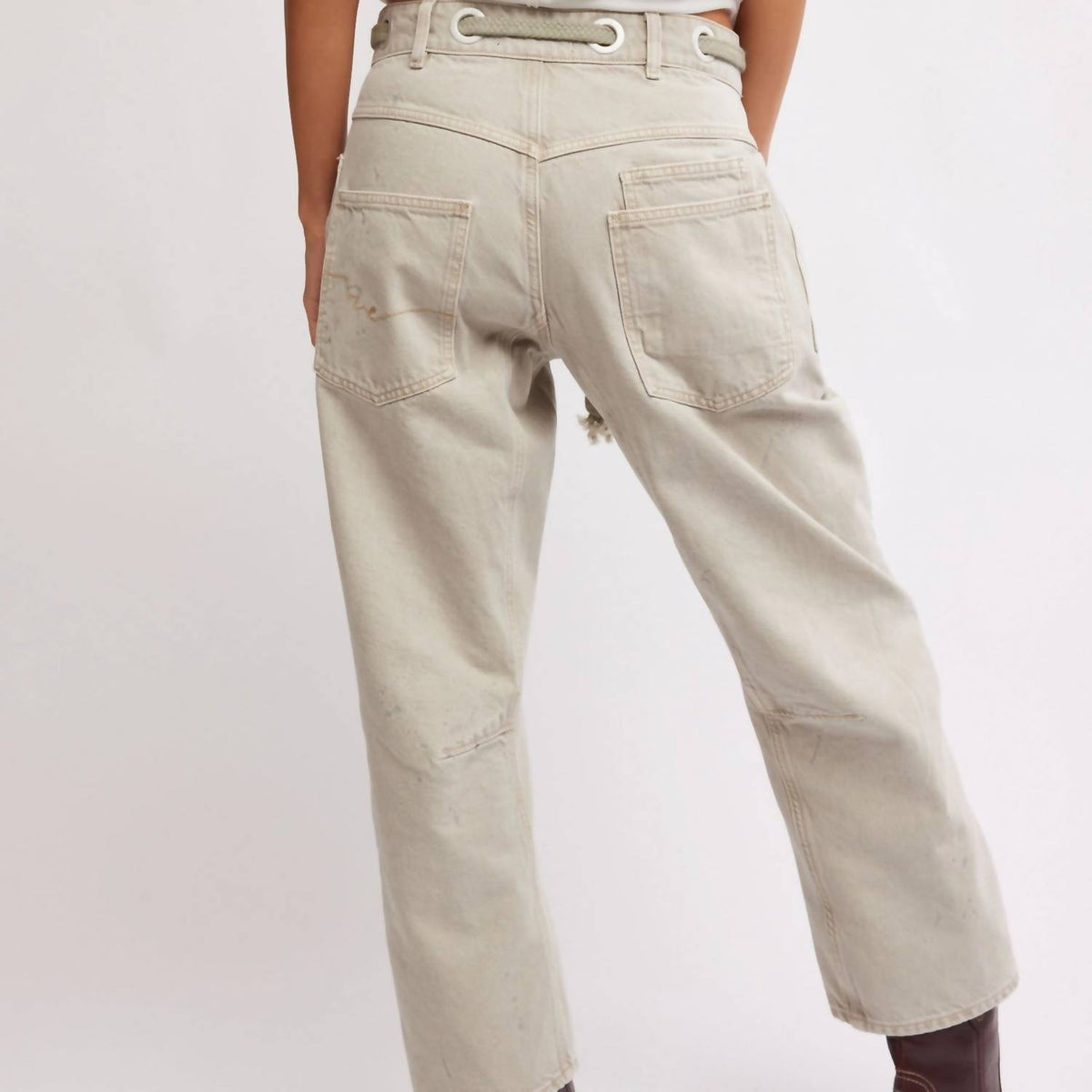 Free People - Moxie Pull-on Barrel Jeans