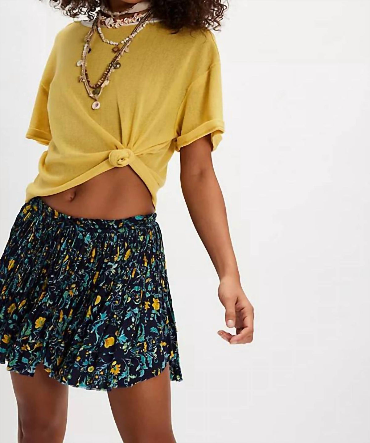 Free People - One Third Charm Printed Mini Skirt