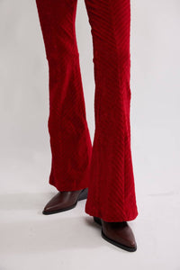 Free People - Penny Pull On Velvet Pant