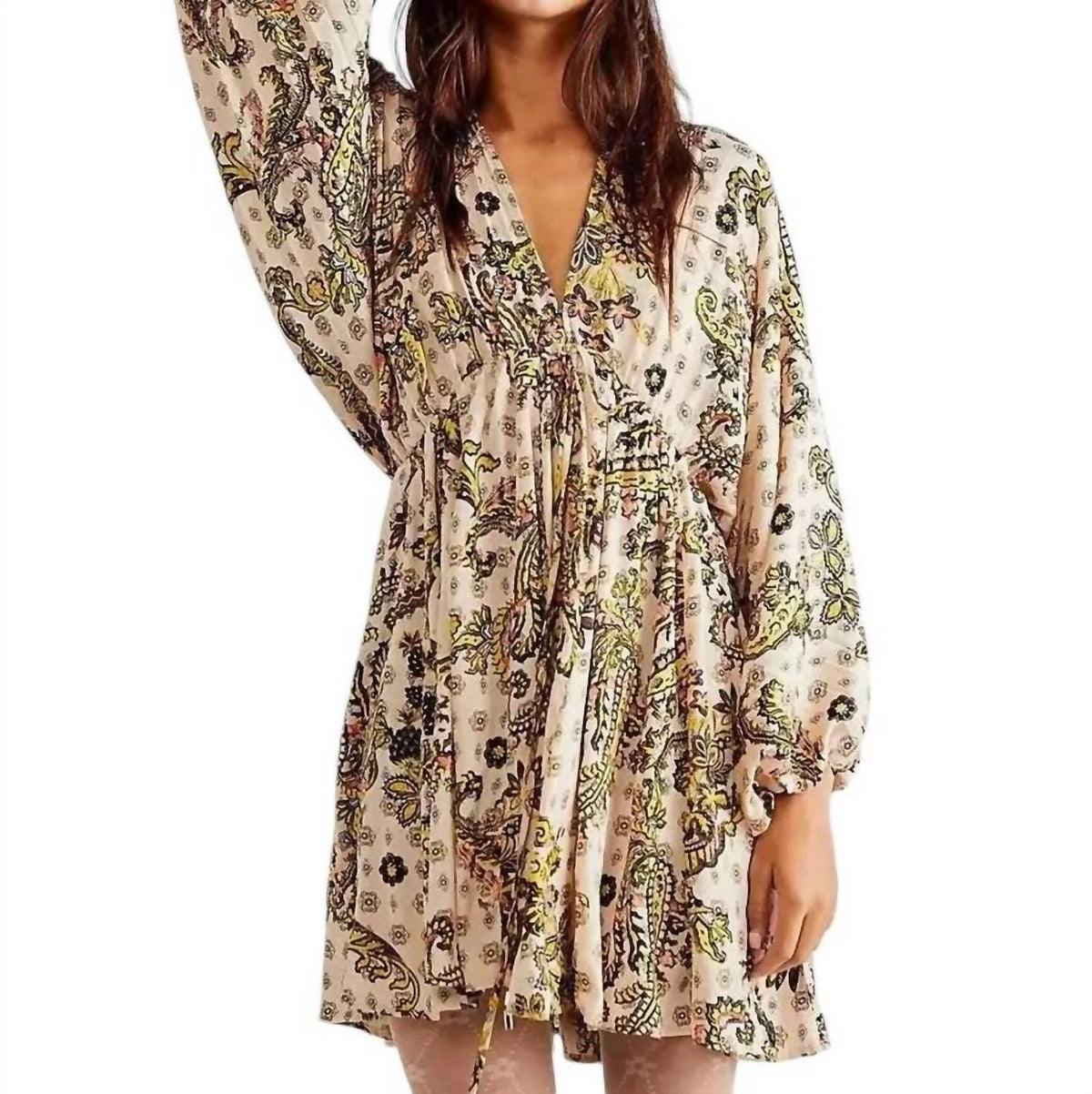 Free People - Printed Arzel Mini Dress
