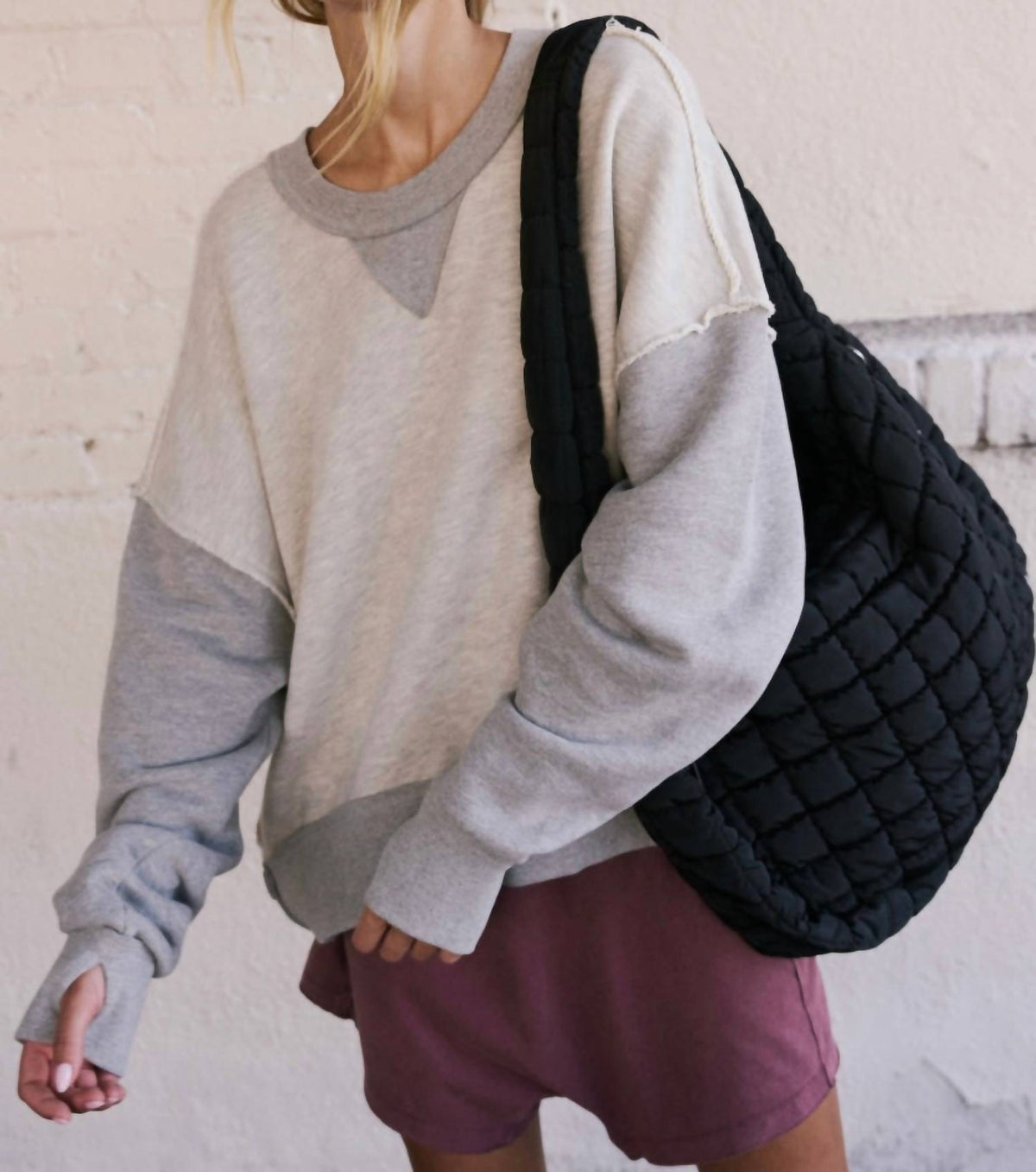 Free People - Women's Quilted Carryall Bag