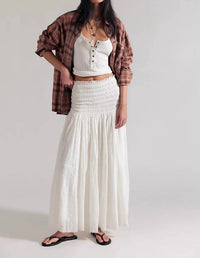 Free People - Raven Solid Convertible Maxi Skirt
