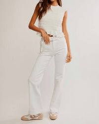 Free People - Sabine Slim A Line Jean - clothing - jeans - solid