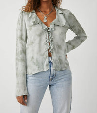 Free People - Sascha Ruffle Top
