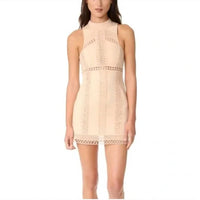 Free People - Skyscraper Crochet Inset Dress - beige - clothing - dresses