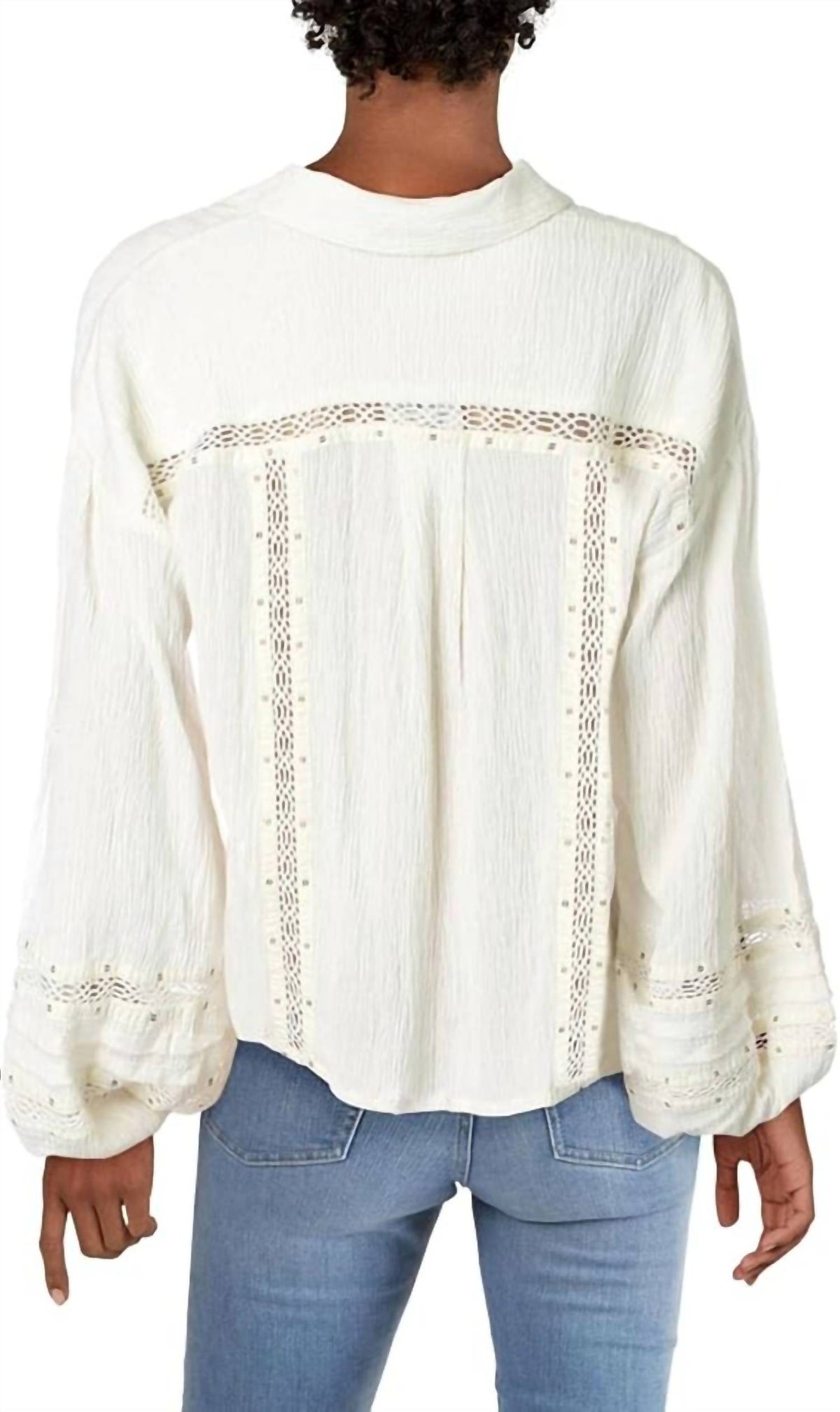 Free People - Stars Print Button-Down Top