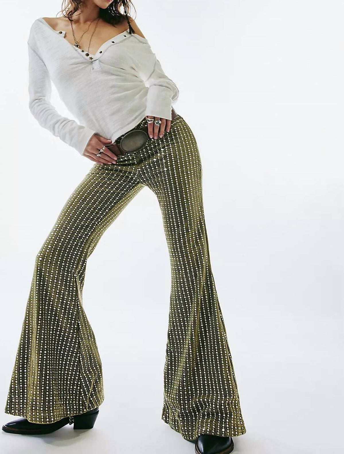 Free People - Start Me Up Flare Pants