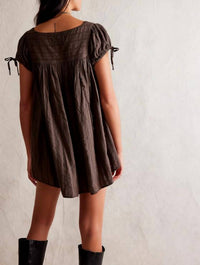 Free People - Summer Camp Tunic - brown - clothing - cotton