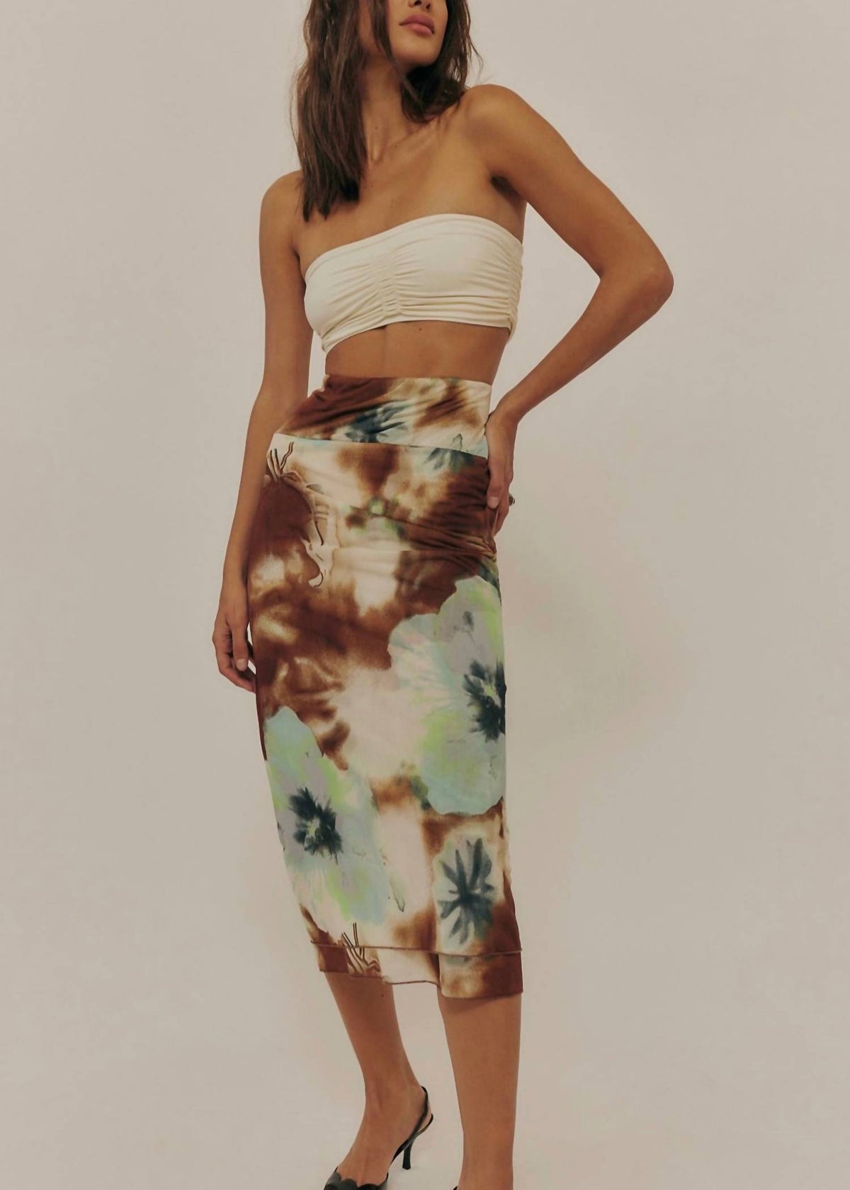 Free People - Sunset Mesh Maxi Skirt