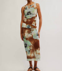 Free People - Sunset Mesh Maxi Skirt