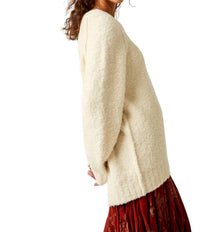 Free People - Teddy Sweater Tunic - clothing - crew - polyester