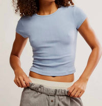 Free People - Wait A Minute Baby Tee