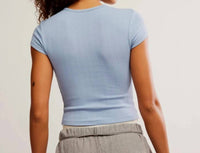 Free People - Wait A Minute Baby Tee
