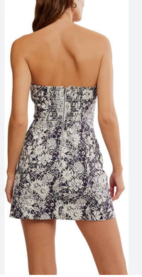 Free People - White Black Dress
