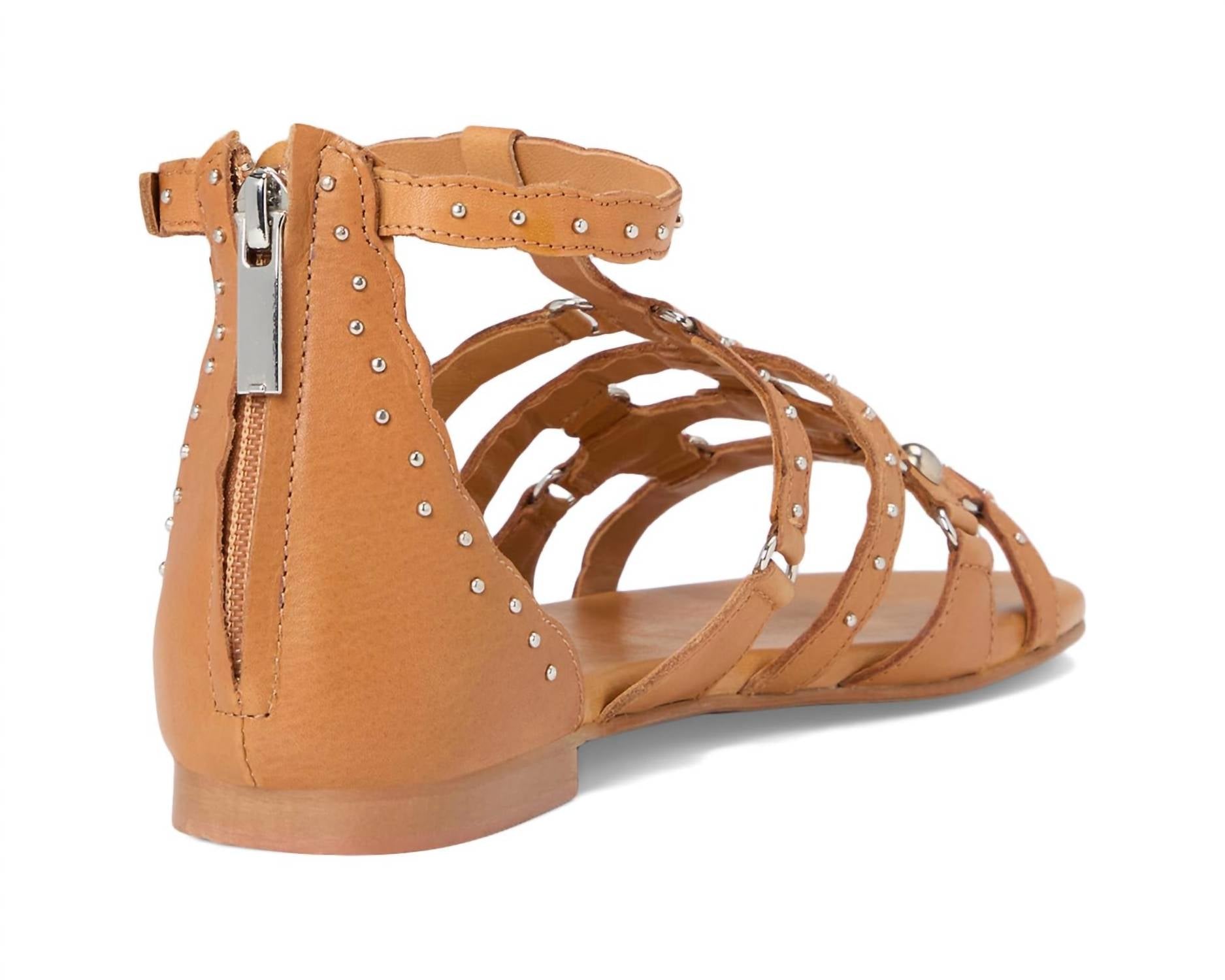 Free People - Women's Jade Gladiator Flat Sandal - brown - sandals - shoes