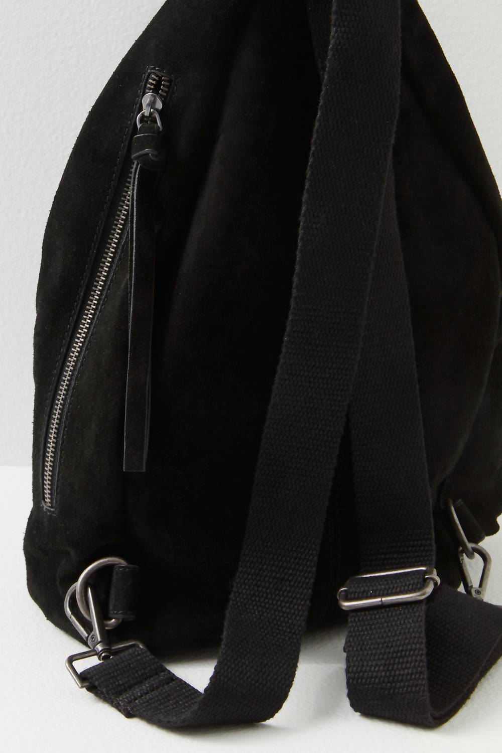Free People - Women's Oxford Suede Sling Bag - bags - black - crossbody - bags