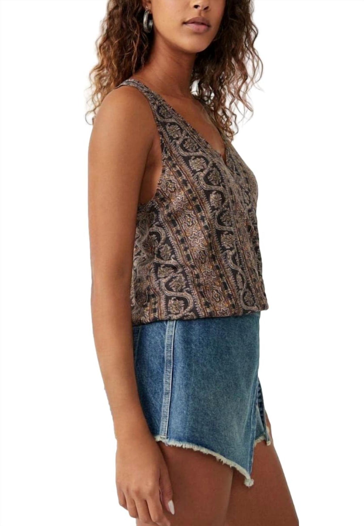 Free People - Your Twisted Printed Top