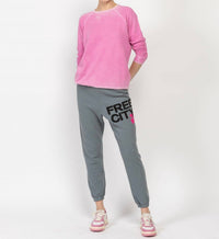 Freecity - Large Logo Sweatpant - clothing - grey - joggers