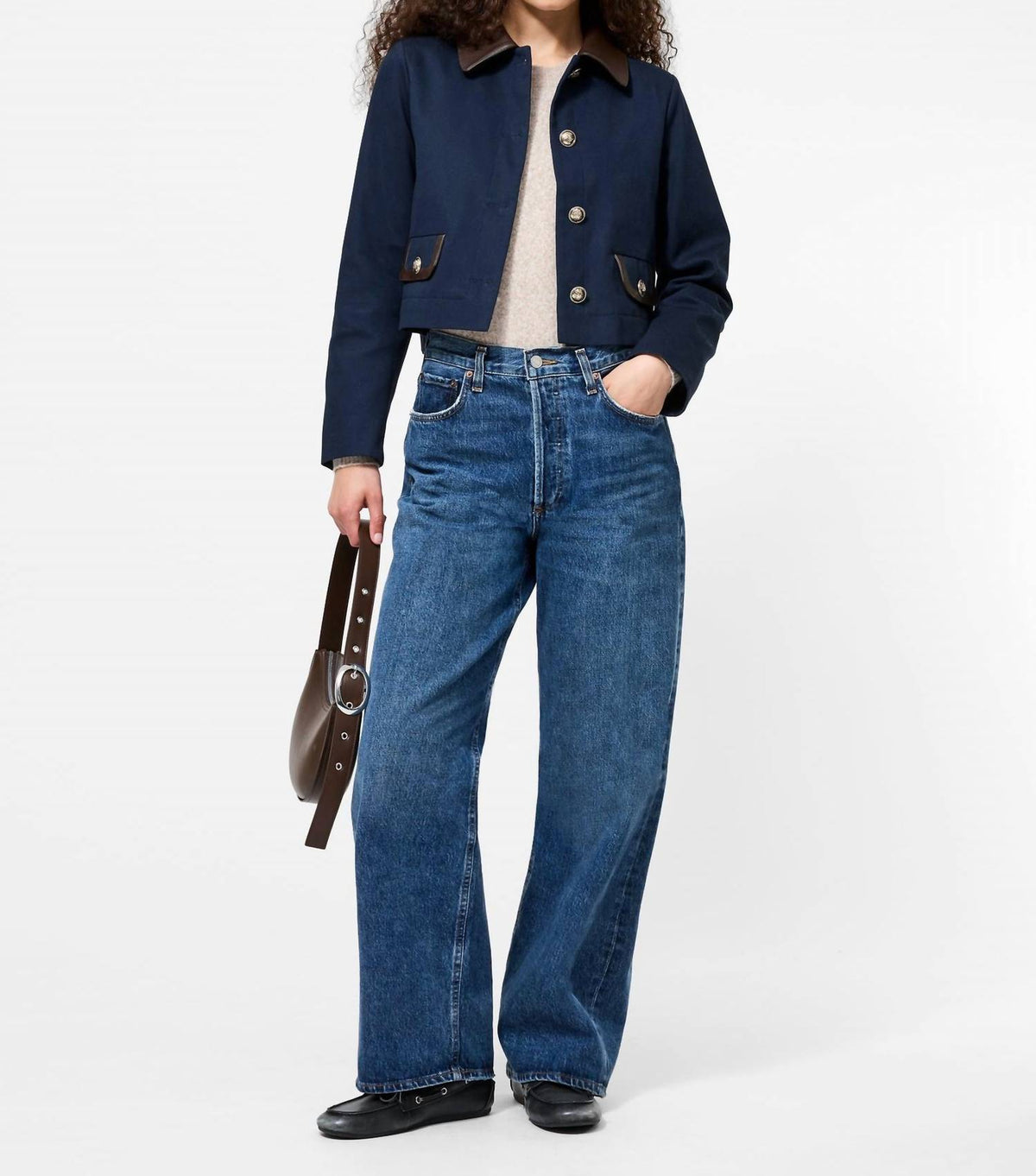 French Connection - Contrast Trim Two Pocket Jacket