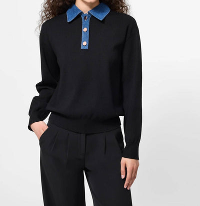French Connection - Denim Knit Sweater