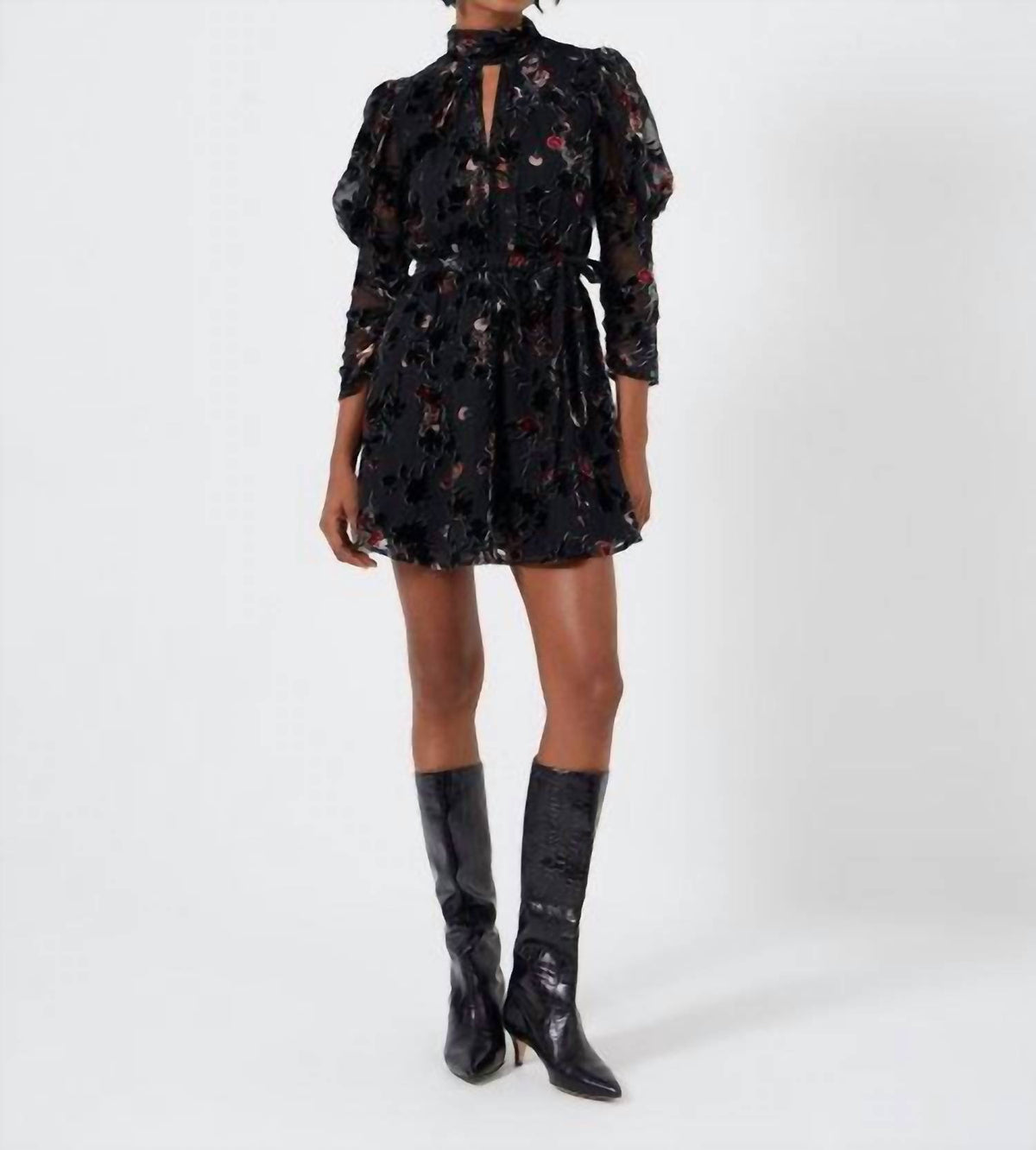 French Connection - Guthern Burn Out Short Dress