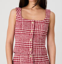 French Connection - Houndstooth Top