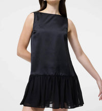 French Connection - Marina Silky Ruched Mini Dress
