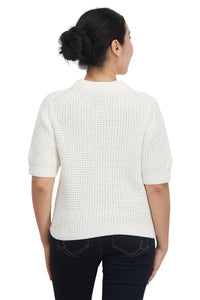 French Connection - MOZART LUNA WAFFLE SWEATER