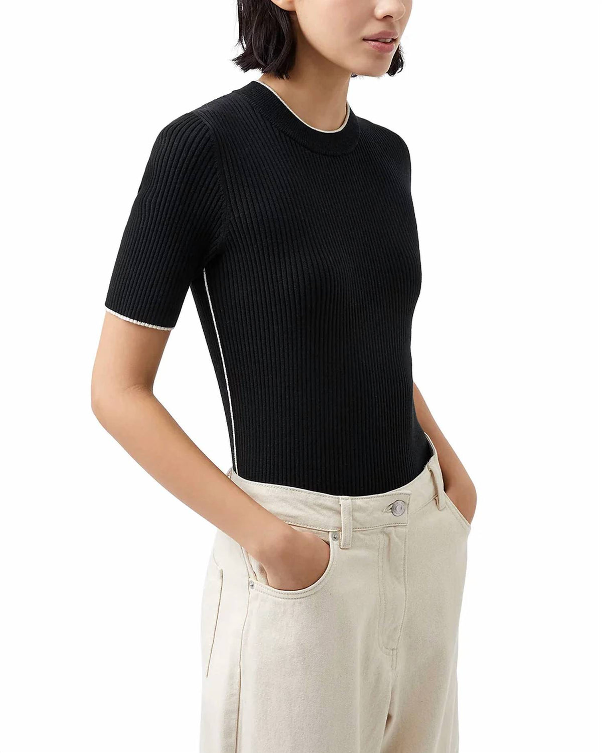 French Connection - mozza short sleeve jumper