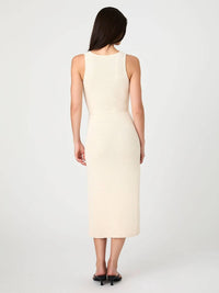 French Connection - Terry Spun Midi Dress - beige - clothing - dresses