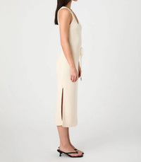 French Connection - Terry Spun Midi Dress - beige - clothing - dresses