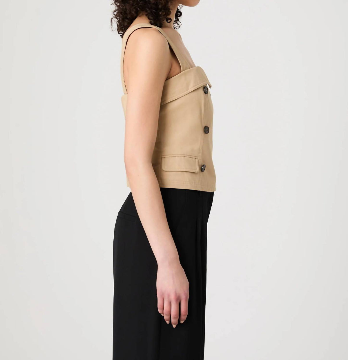 French Connection - Trench Squareneck Top