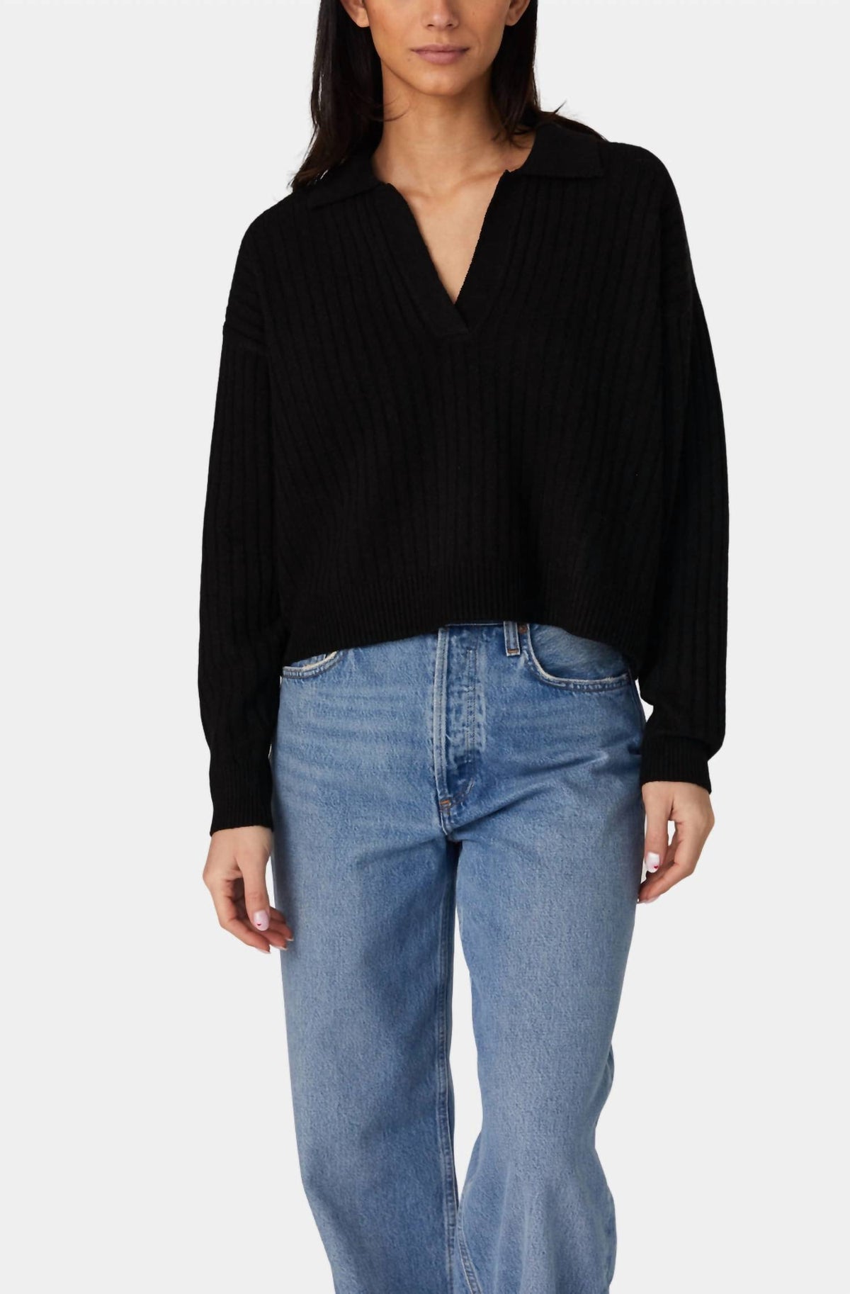 French Connection - Vhari Collar Long Sleeve Jumper