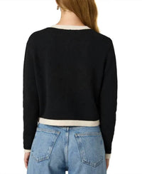 French Connection - Vhari Contrast Cardigan - black - cardigans - clothing