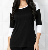 French Kyss - Baseball T Blouse