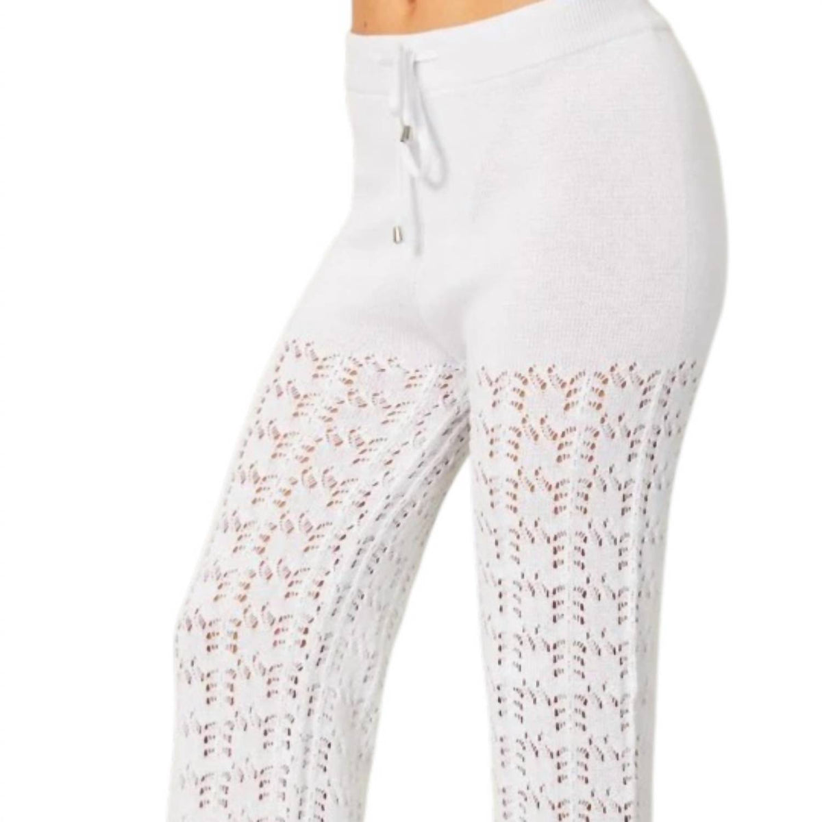 French Kyss - Crochet Drawstring Pants