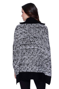 French Kyss - Jackie Tweed Sweater Poncho