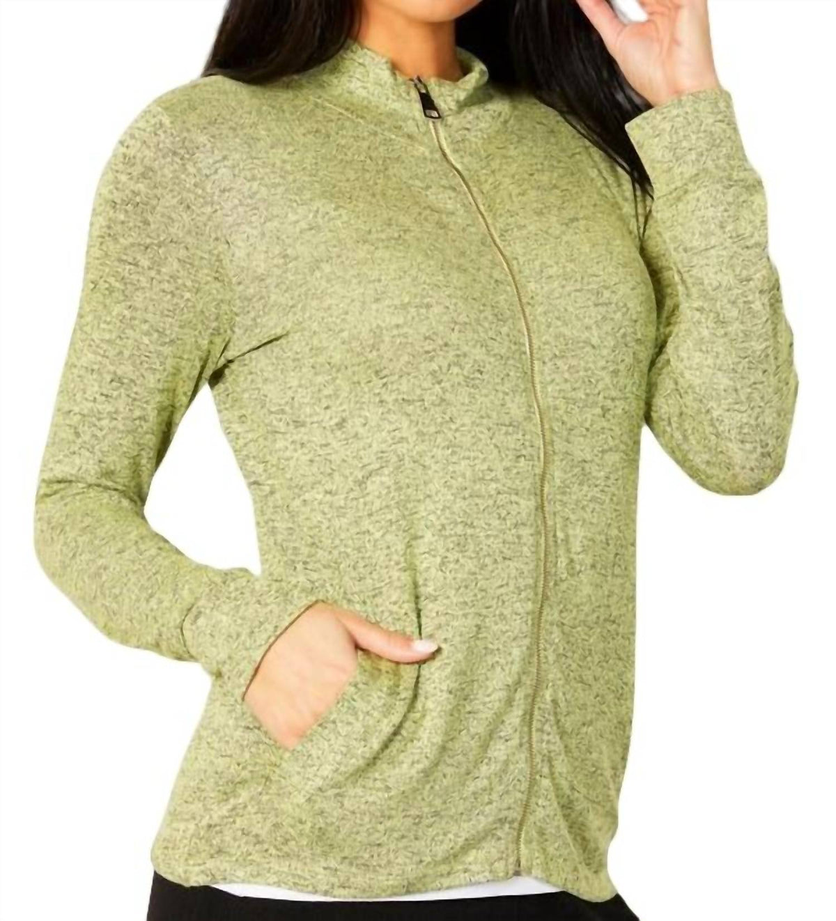 Melange Zip Jacket
